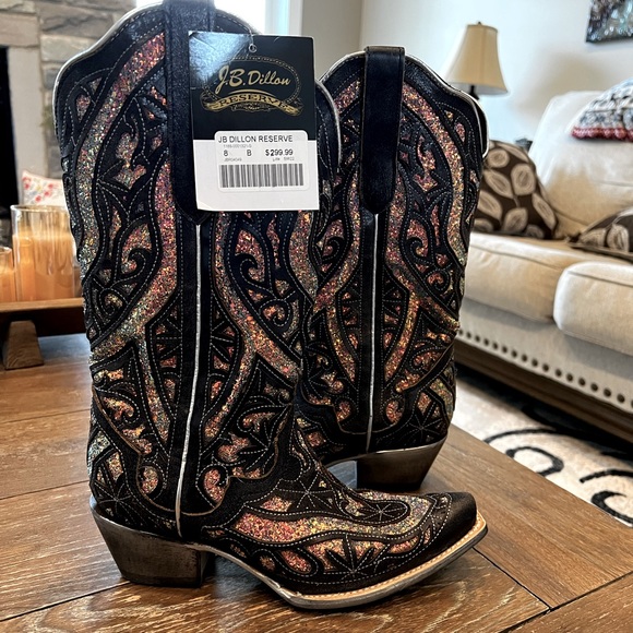 Jb Dillon Reserve Sequin Inlay Western 